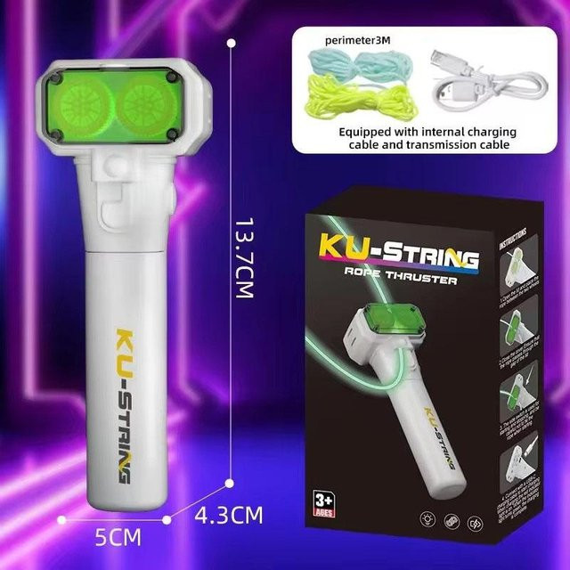 Linyi toy Spielzeug Schnur, leuchtet in der Dunkelheit, weiß - Bild 1