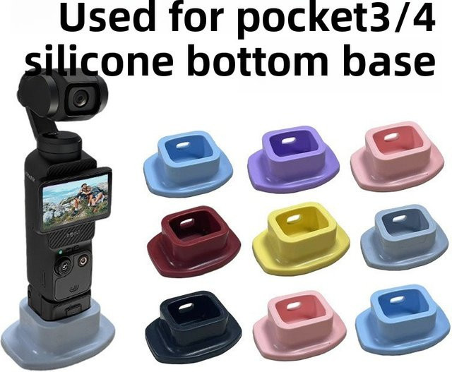 DJI Pocket 3 Silikon-Montageständer Rutschfeste Desktop-Fixierhalterung für Gimbal-Stabilisatoren - Bild 1
