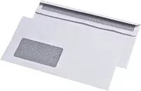 MAILmedia Briefumschläge DIN lang mit Fenster, weiß, selbstklebend - Bild 1