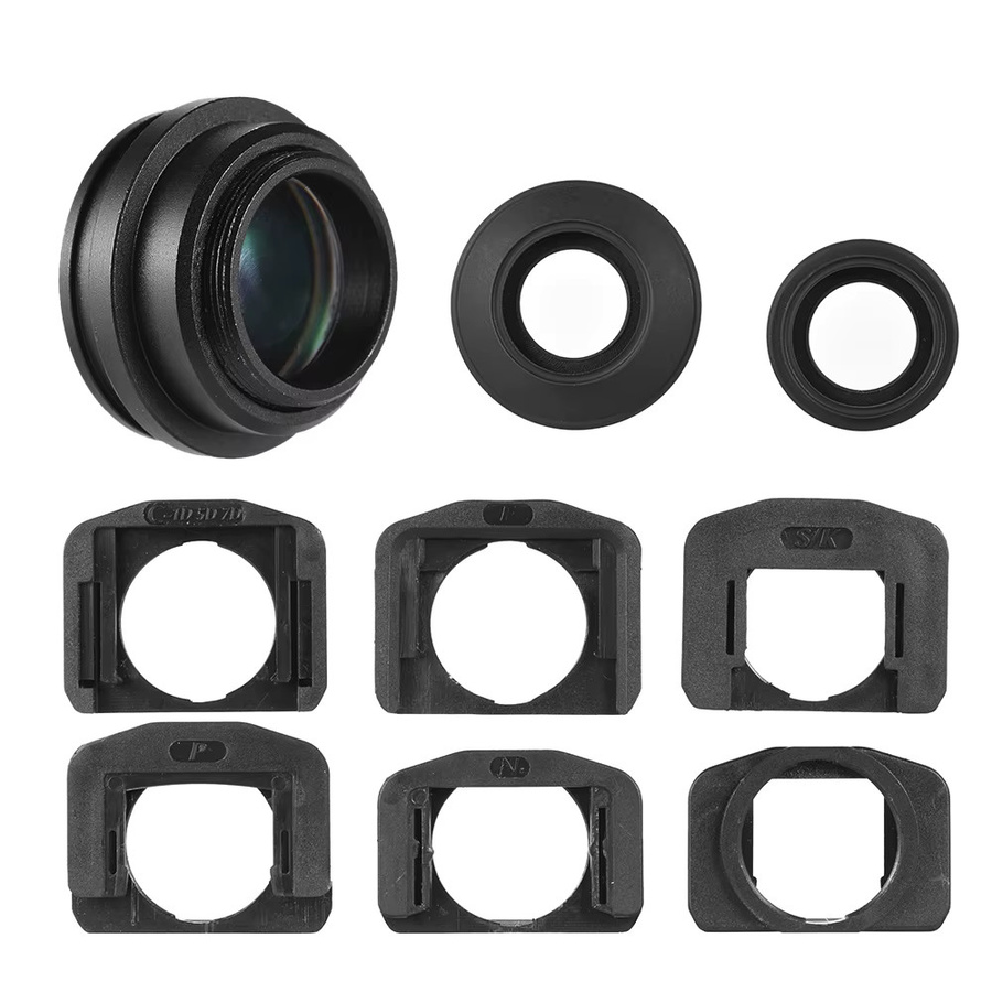 Arealer Fixfokus Augenmuschel Lupe Sucher Okular 1,51x für DSLR Kameras Schwarz - Bild 5