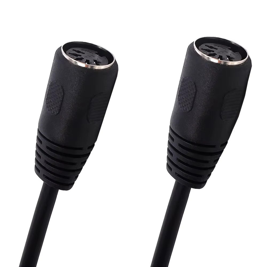 UXG MIDI DIN 5-Pin Stecker auf Stecker Audio Verlängerungskabel in Schwarz - Bild 5