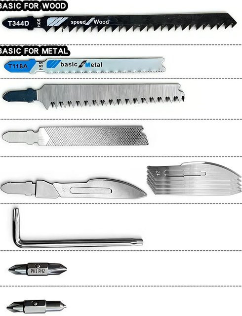 Daicamping Multitool Ersatzteil-Set für DL30 DL25 DL301 DL302 in Silber mit Schraubendreher-Bits, Säge, Messer, Feilen und Zange - Bild 1
