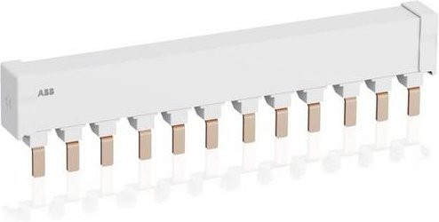 ABB PS2-4-0-125 3-Phasen-Sammelschiene für 4 MS165, 125A, 25mm² in Weiß - Bild 1