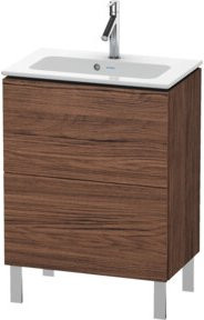 Duravit Waschtischunterschrank Compact L-Cube in Braun, stehend, B: 62 cm, T: 39,1 cm, H: 70,4 cm - Bild 1