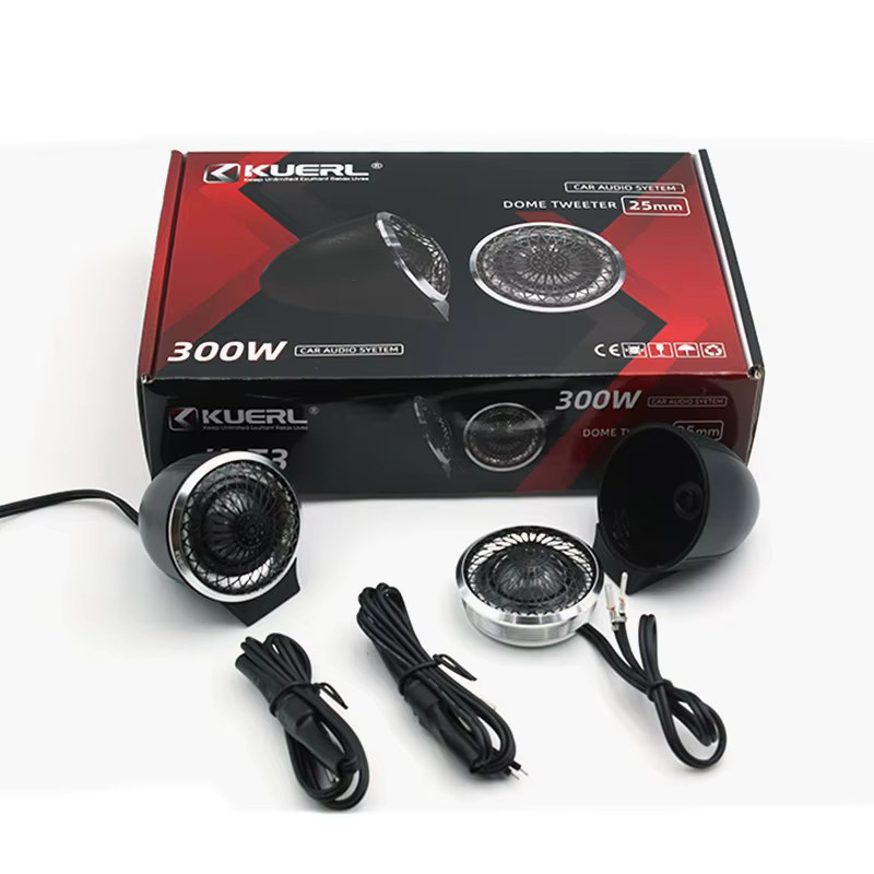 KUERL Universal-Hochtöner für Autos, 1,5 Zoll, 300 W, 25 mm Kuppellautsprecher mit Aluminiumgehäuse - Bild 4