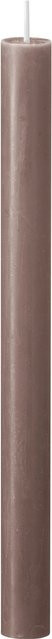 Bolsius Rustik-Kerze Shine in Taupe, Durchmesser: 2,3 cm, Höhe: 27 cm - Bild 1