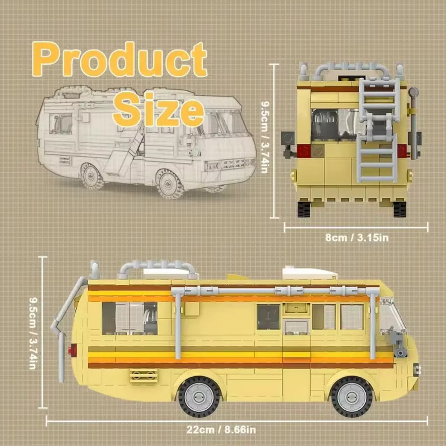 CTMA Breaking Bad Kochen Labor RV Auto, Bausteine Kit, 360 Teile - Bild 2