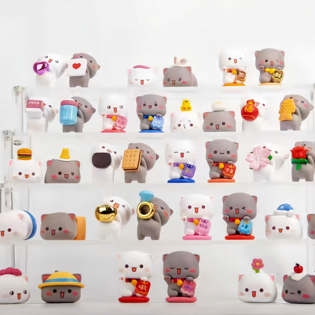 Bandai Peach Cat Goma Sweet Mini Universe, Einzelfigur, Bunt / Mehrfarbig - Bild 1