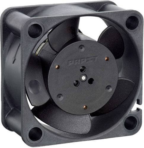 EBM Papst Axiallüfter 412 Schwarz 12 V/DC 10 m³/h B/H/T: 40 x 40 x 20 mm - Bild 1