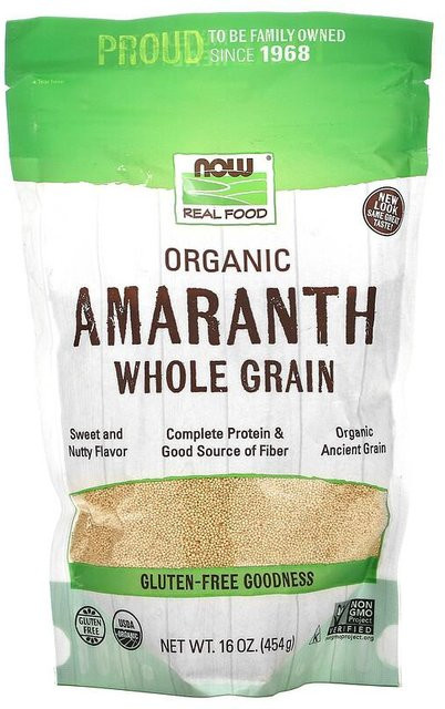 Now Foods Bio-Vollkorn-Amaranth 454 g - Bild 1