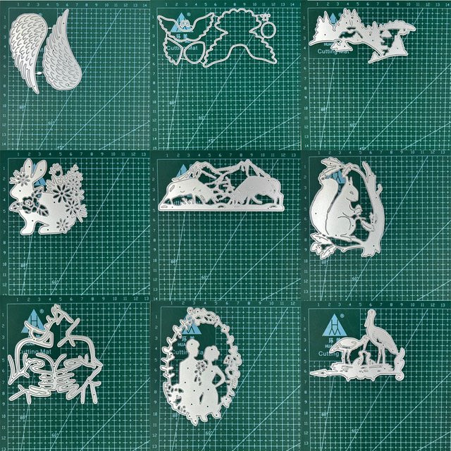 Metall-Schneidwerkzeug Tierflügel-Paar für DIY-Bastelarbeiten und Prägestanz-Dekorationen - Bild 1