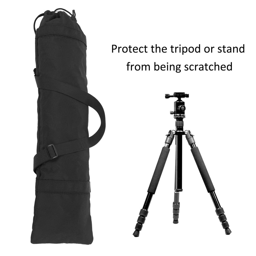 Universal Studio Light Stand Stativ und Einbeinstativ Set inklusive Kameratasche mit Schultergurt in Schwarz - Bild 5