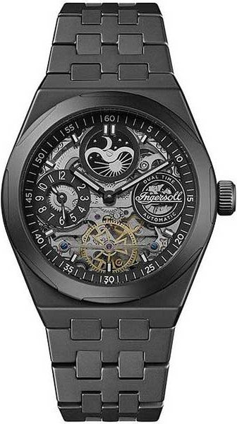 Ingersoll Automatikuhr, Keramik, Schwarz, 43 mm, Herren - Bild 1