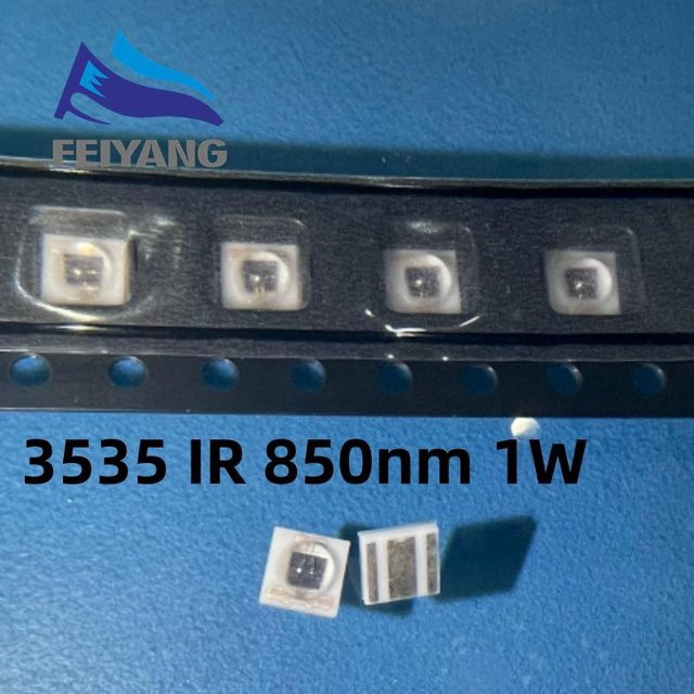SAMIROB 10 Stück 3535 IR Infrarot Emitter Dioden 850nm für CCTV Nachtsicht Kameras - Bild 1