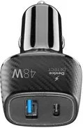 Cellularline Kfz-Ladegerät Multipower Ultra mit USB-A und USB-C PD in Schwarz - Bild 1