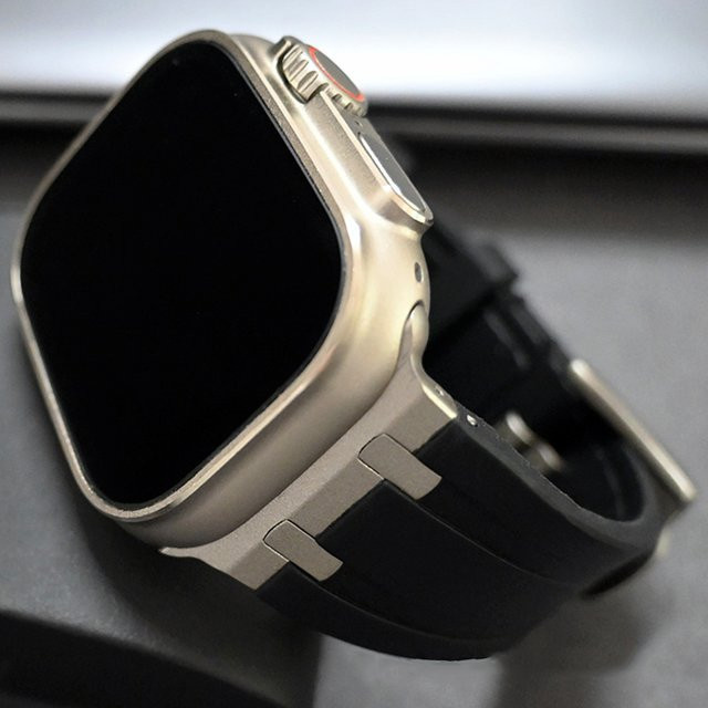 jansin Uhrenarmband Silikon, Schwarz, Unisex - Bild 1
