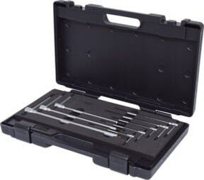 KS Tools 8-teiliger T-Griff-Innensechskant-Schlüssel-Satz aus Chrom-Vanadium-Stahl in Schwarz - Bild 1