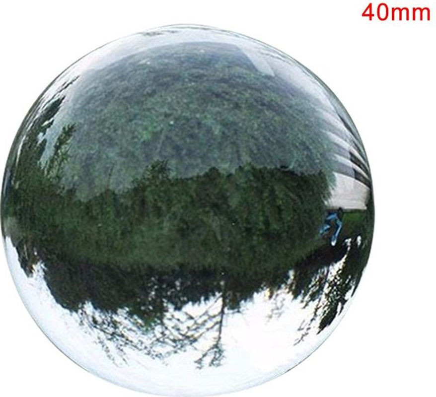 Our Sweet Home Transparente Kristallkugel aus Glas als Dekoration und Show-Requisite, Durchmesser: 4 cm - Bild 1