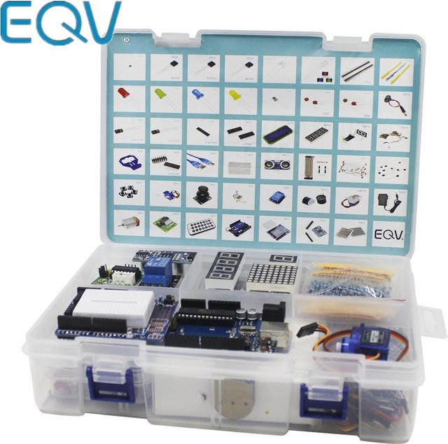 Elego UNO Project Starterkit mit Arduino UNO R3, Mega2560, Nano, Netzteil und Schrittmotor inklusive Tutorial - Bild 1