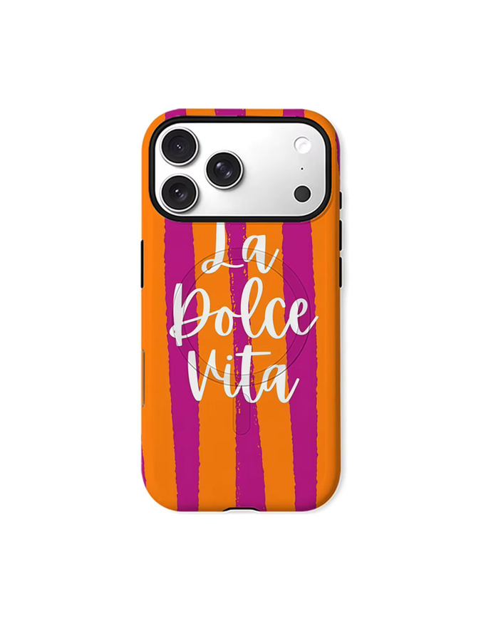Aurbe Dolce Vita Charm Case 2-in-1 MagSafe Hülle mit mattem Schutzfilm für iPhone 17 16 15 14 Plus Pro Max, Stoßfeste Hartschale, Multicolour - Bild 7