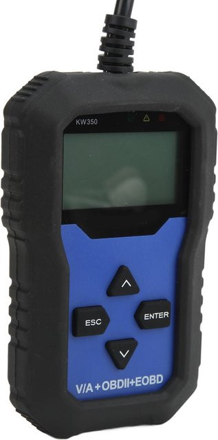 TOMTOP JMS KW350 OBD2 Autodiagnosegerät Handheld mit Hintergrundbeleuchtung für Seat Leon Ateca Ibize Altea, Schwarz - Bild 1