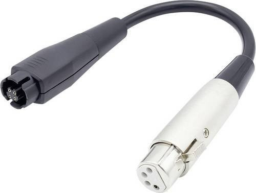 Vision Akkus 4-polige XLR Buchse Akku-Adapter in Schwarz - Bild 1