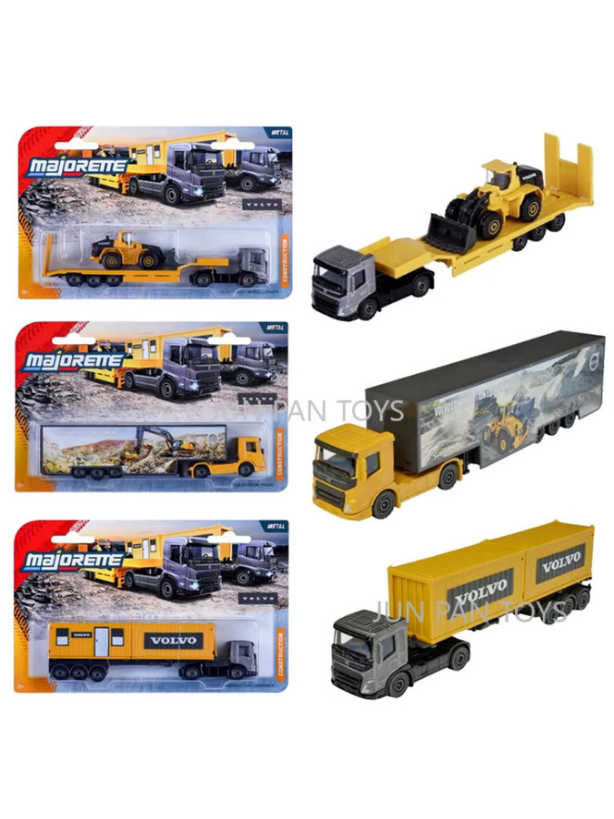 Majorette Volvo Transporter, Spielzeugauto, Metall, 1:64, Gelb - Bild 5