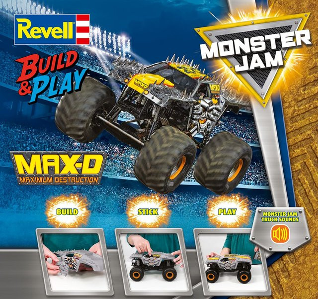 Revell Monster Jam Max-D, Fahrzeuge, 1:25, ab 6 Jahren - Bild 1