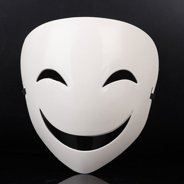YOWEI Black Bullet Hiruko Maske, Weiß, Unisex - Bild 1