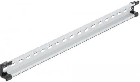 Delock 66183 Hutschiene aus Aluminium in Silber, Breite: 50 cm - Bild 1