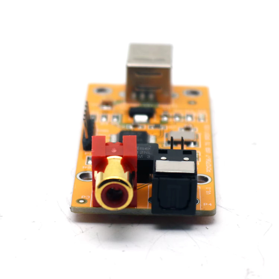 DYKBmetered PCM2706 USB-Soundkarte mit optischem, koaxialem und I2S-Ausgang als digitaler Audiokonverter DAC mit 24 Bit/96 kHz und Power Filter für HiFi-Musik - Bild 3