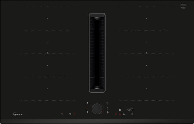 Neff V68FUX4L0 Autark-Induktionsfeld mit Dunstabzug in Schwarz mit Smart Home Integration und App-Steuerung - Bild 1