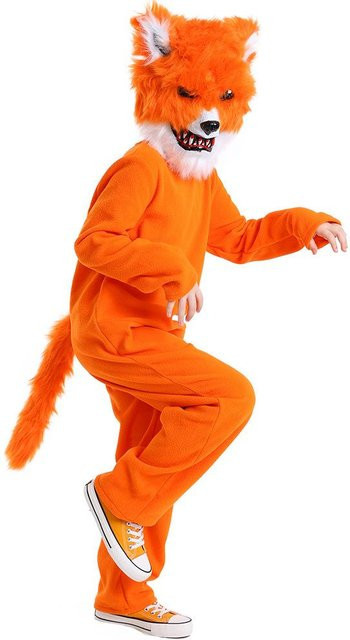 Unique Apparel Fuchs Kostüm Set, Orange, Tiere - Bild 1