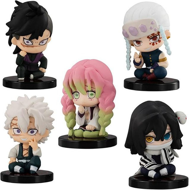 Yiran toy 1 Kimetsu no Yaiba Q-Version Dämonentöter Sitzende Geisterpuppe Actionfigur 5-teiliges Set - Bild 1
