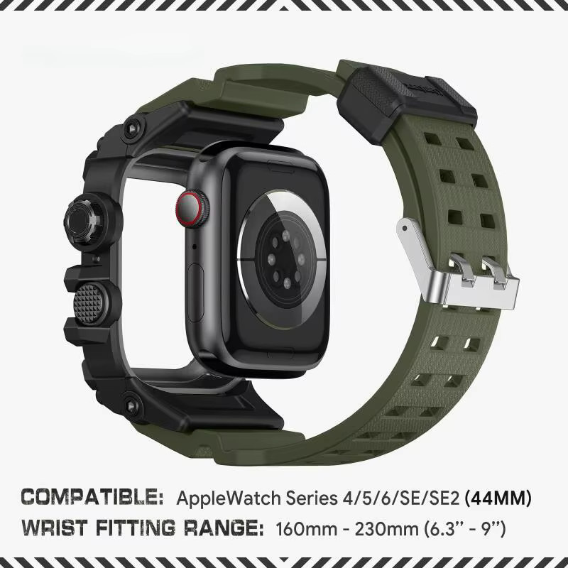 Uhrenarmband Silikon, Schwarz, Unisex - Bild 2
