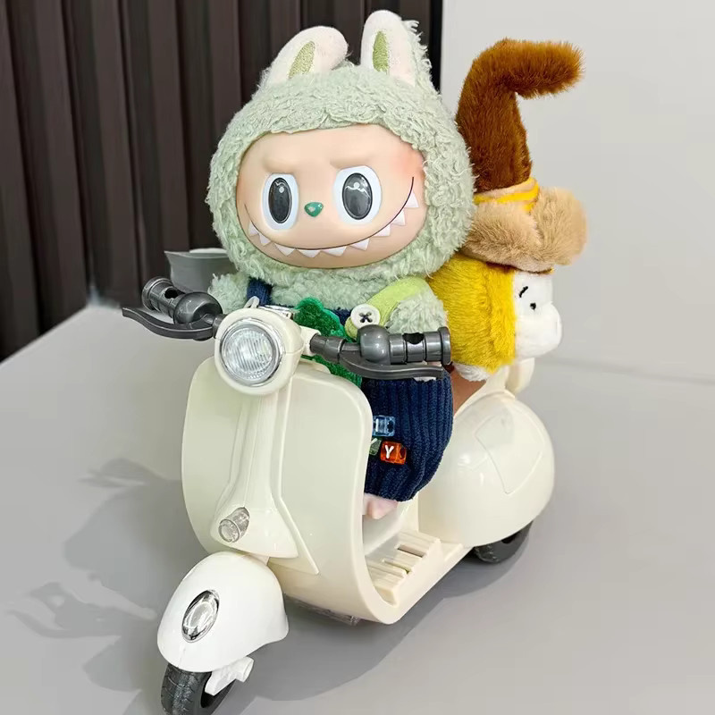Labu Doll Mini Motorrad, Puppenzubehör, beige, Kunststoff - Bild 2