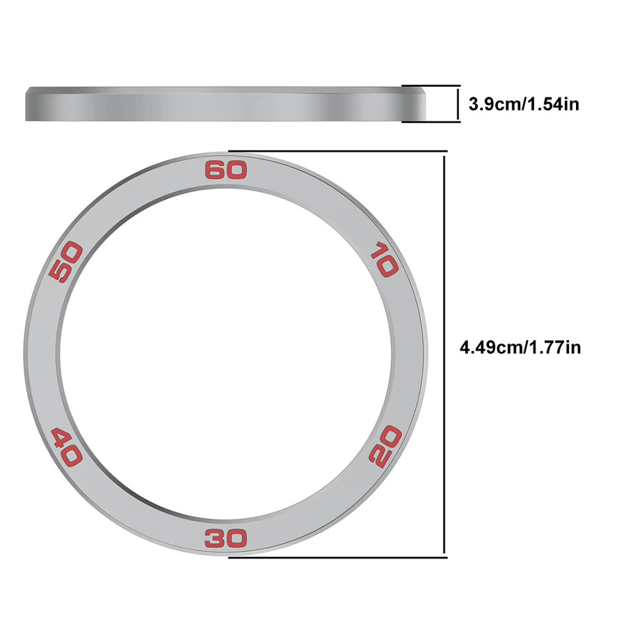 Ersatzgehäuseabdeckung mit Metall-PC-Einfassungsring und gehärtetem Glas Displayschutz für CMF by Nothing Watch Pro 2 in Grün - Bild 5