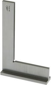 Helios Preisser Anschlagwinkel rostfrei DIN 875/Schenkellänge: 750 x 500 mm, Farbe: Silber - Bild 1