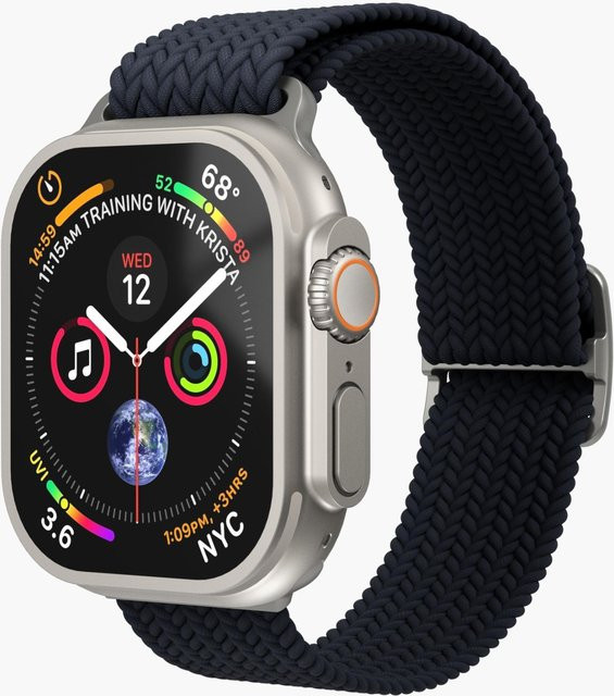 Vonmählen Uhrenarmband Woven Loop, Navy, Unisex, 44 / 45 / 46 / 49 mm - Bild 1