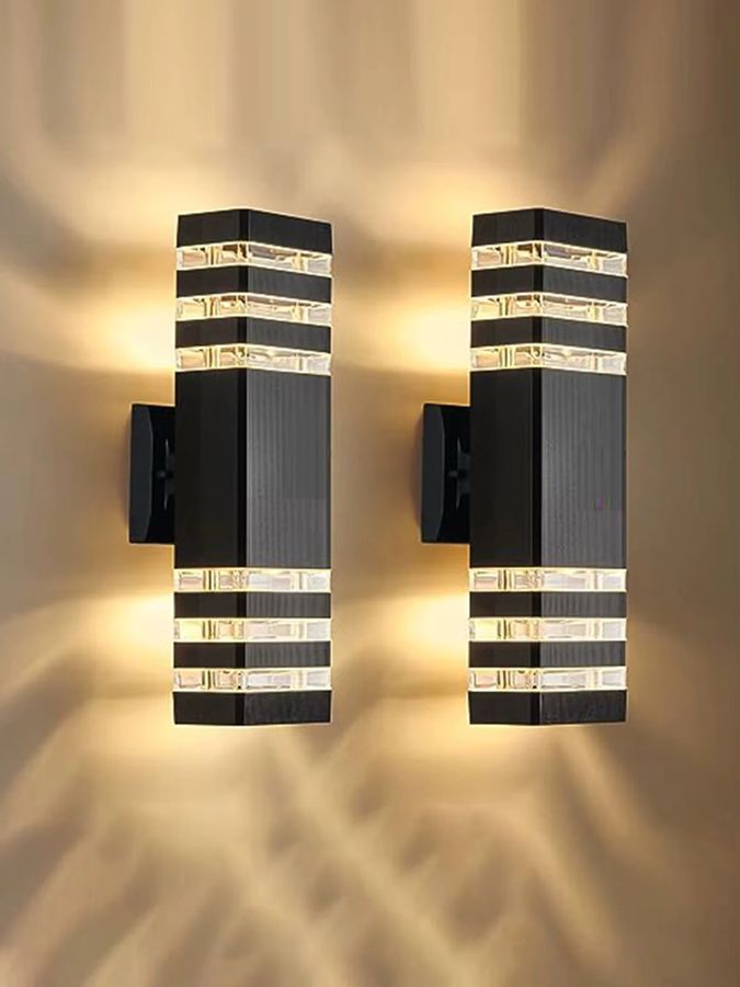 CHENBEN Acryl-Wandleuchte mit integriertem LED-Licht, Polychrome, IP65 wasserdicht für Innen- und Außenbereich - Bild 6