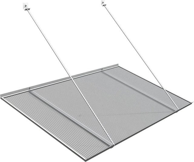 Roro Vordach V150 aus Edelstahl in Silber, B/T/H: 120 x 69 x 74 cm - Bild 1