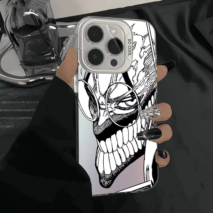 D-Dandadan Ken T-Takakura Handyhülle in Silber für iPhone 17 16 15 14 13 12 11 Pro Max Plus Matte stoßfeste Shell Abdeckung - Bild 3