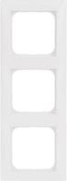 Busch-Jaeger Abdeckrahmen 3-fach Balance SI in Weiß, Kunststoff, Unterputzmontage, Schutzart IP20, B: 8,1 cm, H: 22,3 cm, T: 1,2 cm - Bild 1
