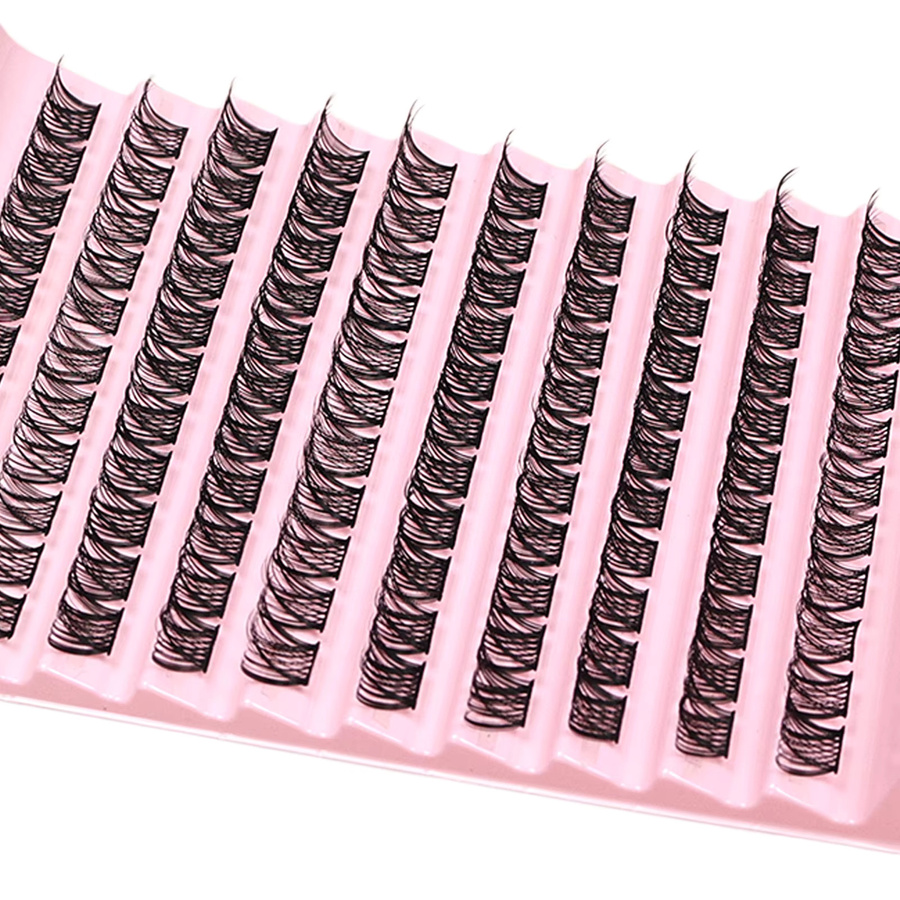JIEFUXIN Einzelwimpern D-Curl, 110 Stück, Wiederverwendbar - Bild 4