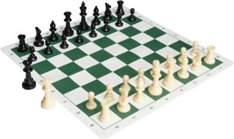 VEVOR Tournament Chess Set Schachspiel aus Silikon mit Kunststofffiguren - Bild 1