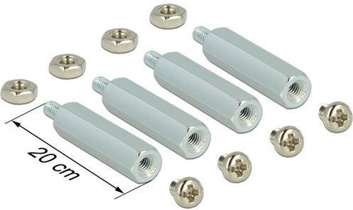 Delock 18211 PC-Gehäuse-Schraube in Silber - Bild 1