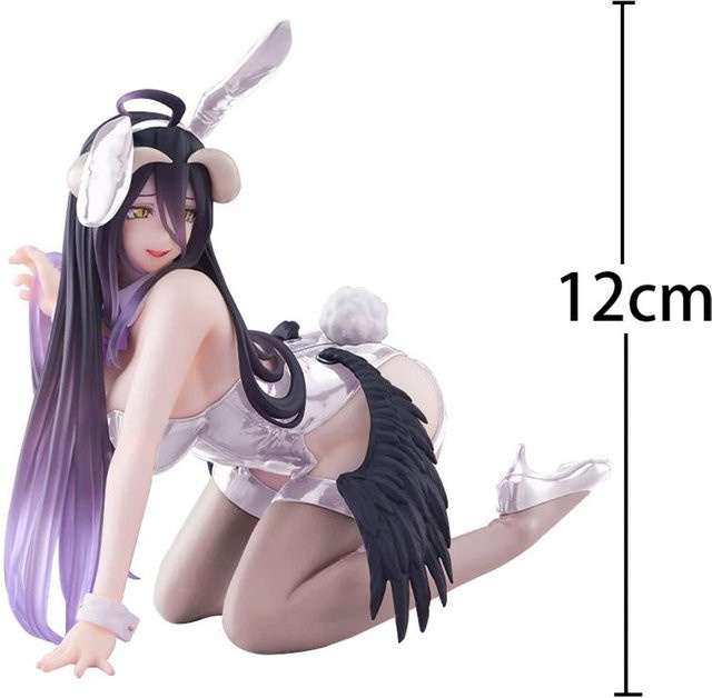 Fashnics Overlord Albedo Bunny Girl Anime Figur, Modell Puppe, Grau, ab 14 Jahren - Bild 1