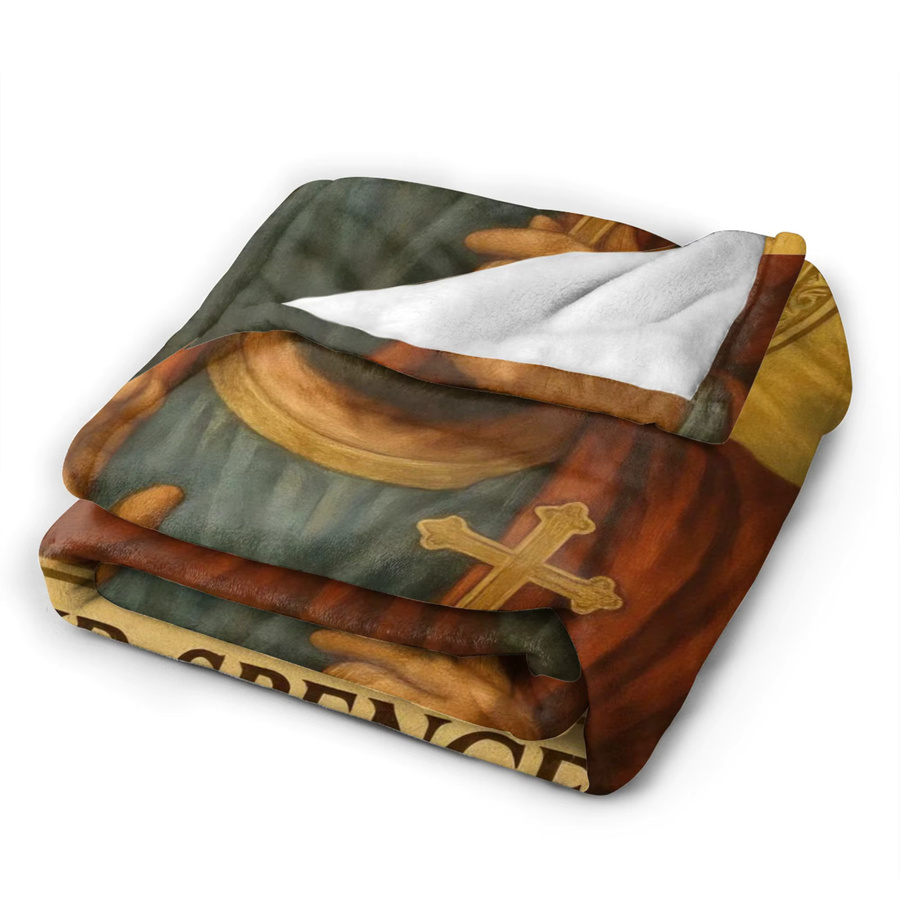 ReadyLazy Bud Spencer Jesus Plüschdecke aus Polyester in Multicolour - Bild 4