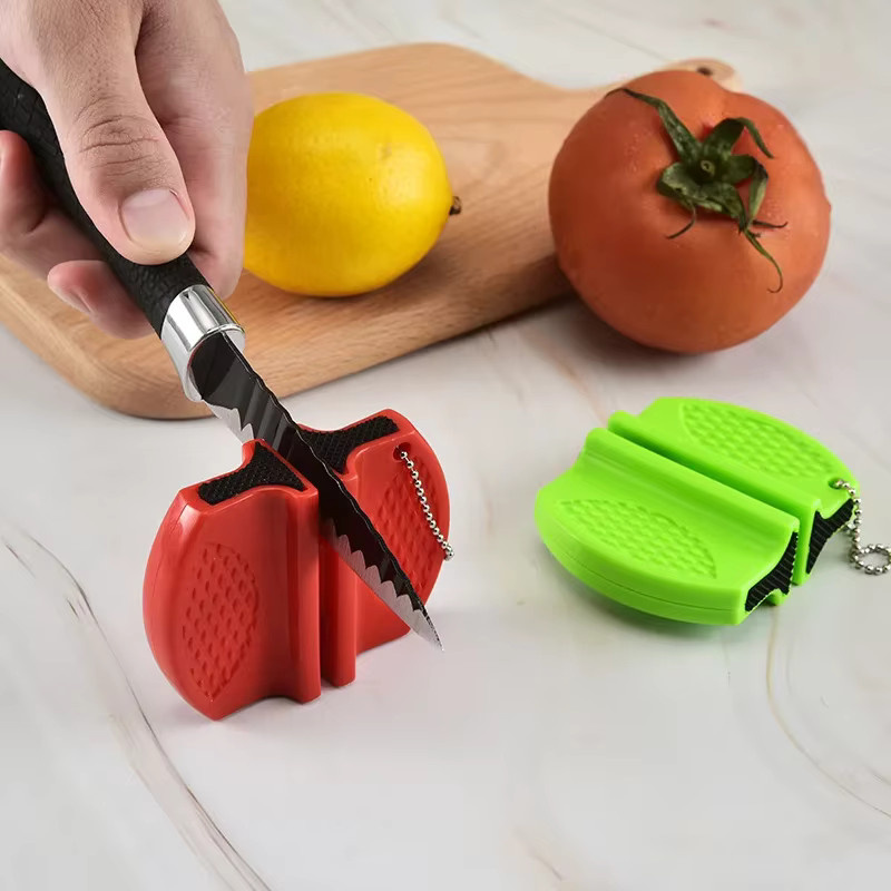 Venlohome Mini Messer Spitzer mit Keramik-Stange und Wolfram-Stahl in Grün - Bild 2