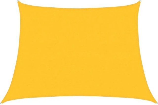 Furnicato Sonnensegel Trapezform aus HDPE in Gelb, B x T: 4,5 x 3 m - Bild 1